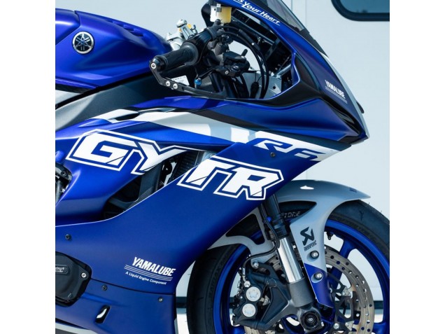Carénages Moto Yamaha YZF R6 2017-2023 - Bleu Argent GYTR