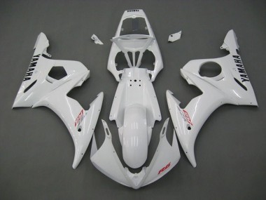 Carénages Moto Yamaha YZF R6 2005 - Blanc Rouge Noir