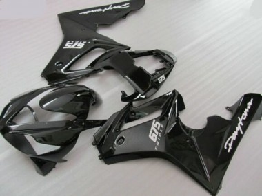 Carénages Moto Triumph Daytona 675 Triple 2006-2008 - Noir Brillant Noir Mat