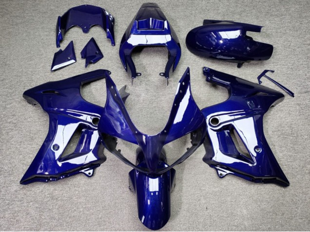 Carénages Moto Suzuki SV650 2003-2013 - Bleu Brillant Fibre de Carbone