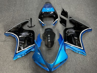 Carénages Moto Suzuki SV650 2003-2013 - Bleu Brillant Noir