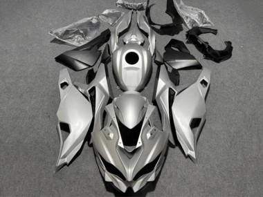 Carénages Moto Kawasaki ZX4R ZX-4RR 2019-2025 - Argent Noir