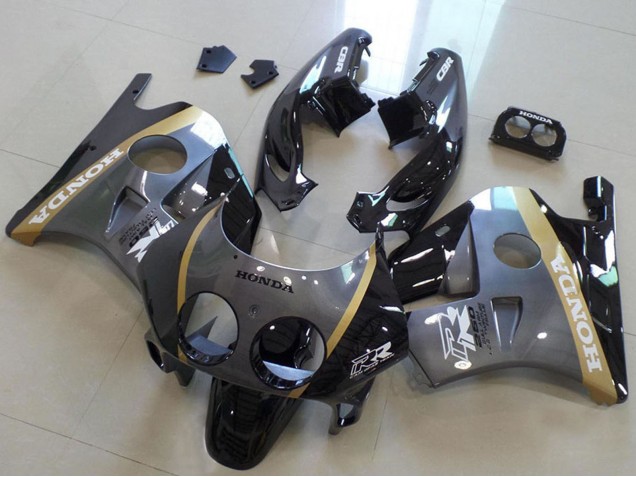 Carénages Moto Honda CBR250RR MC22 1990-1998 - Gris Or Noir Brillant