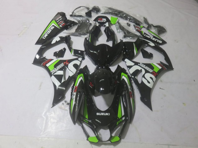 Carénages Moto Suzuki GSXR 1000 2017-2025 - Noir Brillant Vert Blanc