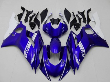 Carénages Moto Yamaha YZF R6 2017-2023 - Blanc Bleu
