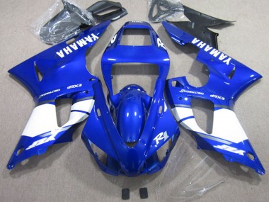 Carénages Moto Yamaha YZF R1 2002-2003 - Bleu Blanc
