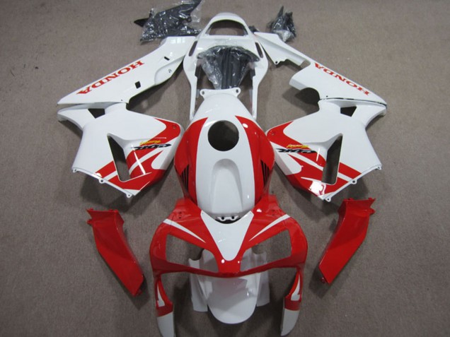 Carénages Moto Honda CBR600RR 2003-2004 - Blanc Rouge