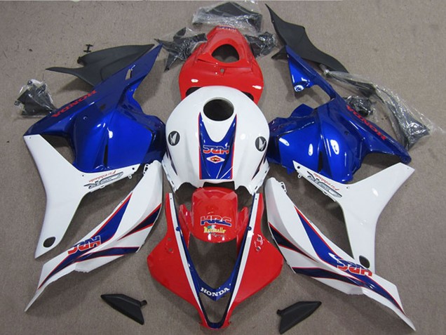 Carénage Moto Honda CBR600RR 2009-2012 - Blanc Rouge Bleu HRC