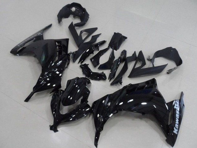 Carénage Moto Kawasaki ZX300R 2013-2018 - Noir Brillant