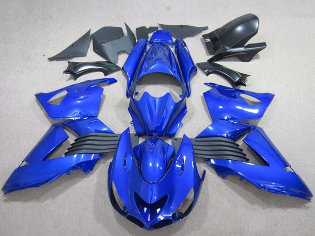 Carénage Moto Kawasaki ZX14R ZZR1400 2006-2011 - Bleu