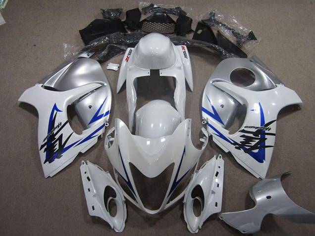 Carénage Moto Suzuki GSXR 1300 Hayabusa 2008-2020 - Blanc Bleu