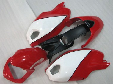 Carénages Moto Ducati Monster 696 2008-2012 - Blanc Rouge