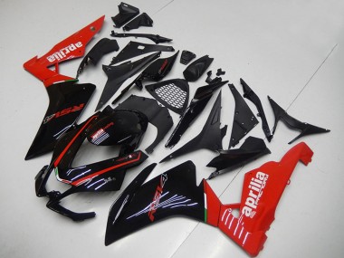 Carénages Moto Aprilia RSV4 1000 2009-2015 - Noir Brillant Rouge