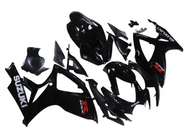 Carénages Moto Suzuki GSXR 600/750 2006-2007 - Noir Brillant
