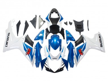 Carénages Moto Suzuki GSXR 600/750 2011-2024 - Bleu Blanc