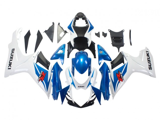 Carénages Moto Suzuki GSXR 600/750 2011-2024 - Bleu Blanc