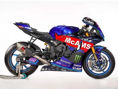 Carénages Moto Yamaha YZF R1 2002-2003 - Bleu Rouge McAMS Vert Monstre