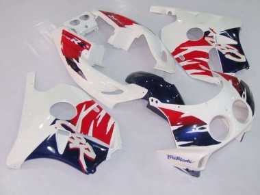 Carénage Honda CBR 250 RR MC19 1988-1989 - Rouge et Bleu en Ligne