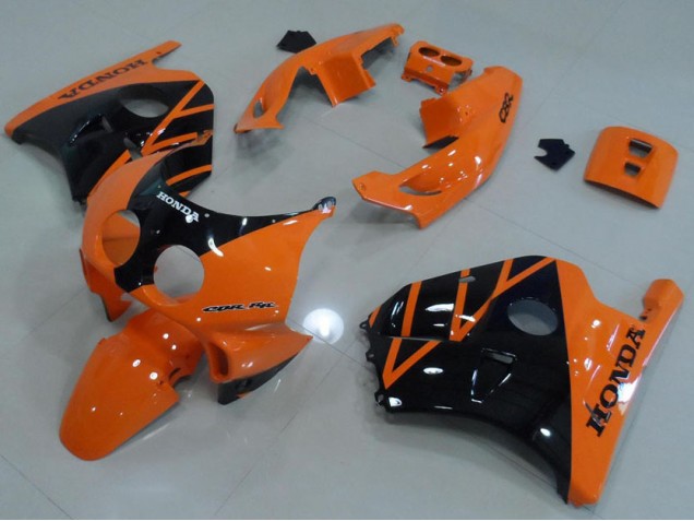 Carénage Honda CBR 250 RR MC22 91-98 - Orange Noir Carénage Honda CBR 250 RR MC22 91-98 - Orange Noir