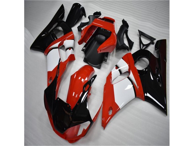Carénage Yamaha R6 98-02 - Noir Blanc Carénage Yamaha R6 98-02 - Noir Blanc