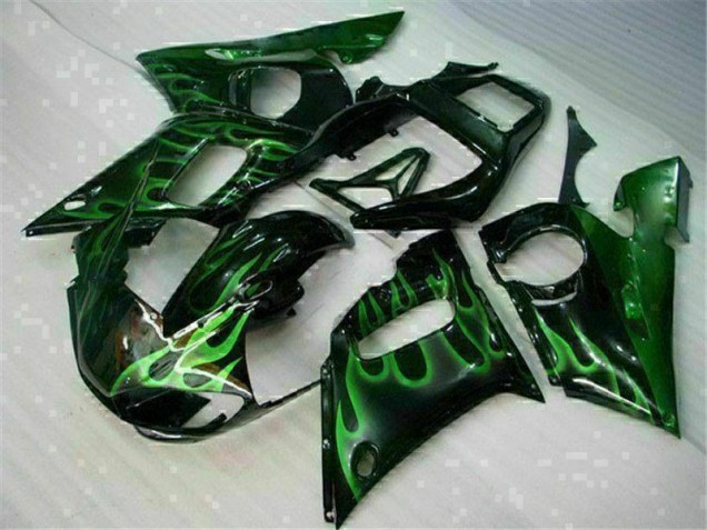 Carénage Yamaha R6 98-02 - Vert Noir Carénage Yamaha R6 98-02 - Vert Noir