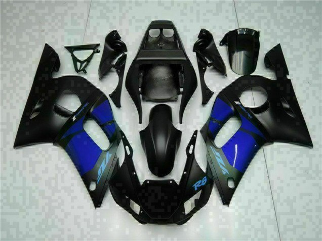 Carénages Yamaha R6 98-02 - Bleu Noir Carénages Yamaha R6 98-02 - Bleu Noir