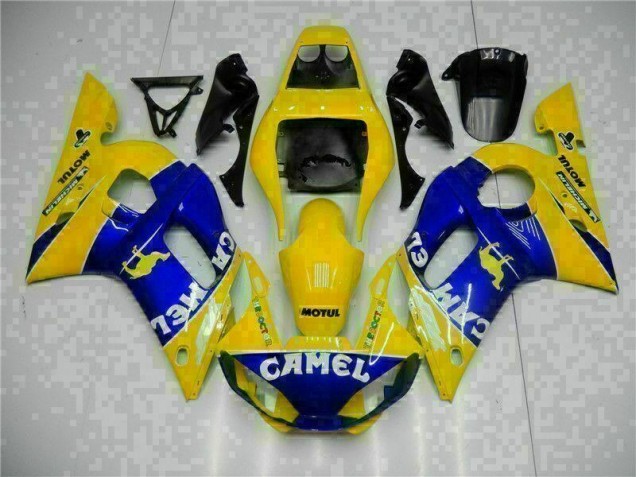 Carénage Yamaha R6 98-02 - Jaune Bleu Carénage Yamaha R6 98-02 - Jaune Bleu