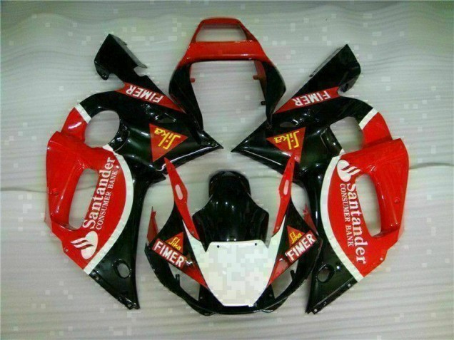 Carénages Yamaha R6 98-02 - Rouge Noir Carénages Yamaha R6 98-02 - Rouge Noir