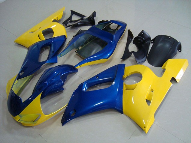 Carénages Yamaha R6 98-02 - Jaune Bleu Carénages Yamaha R6 98-02 - Jaune Bleu