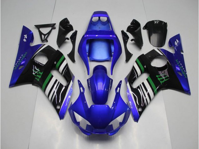 Carénage Yamaha R6 98-02 - Bleu Monster Carénage Yamaha R6 98-02 - Bleu Monster