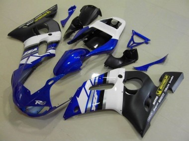 Carénage Yamaha R6 98-02 - Bleu Blanc et Noir en Ligne