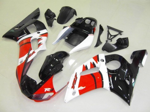Carénages Yamaha R6 98-02 - Rouge Blanc Noir Carénages Yamaha R6 98-02 - Rouge Blanc Noir