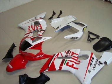 Carénage Yamaha R6 98-02 - Blanc Rouge Fiat Motul Acer en Ligne