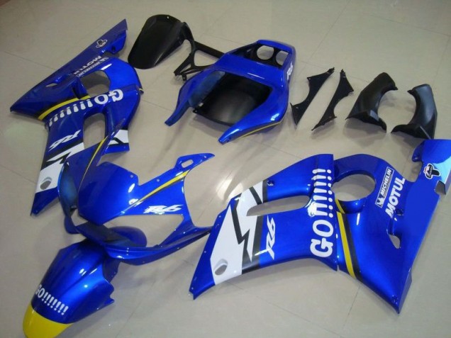 Carénage Yamaha R6 98-02 - Bleu Go Motul Carénage Yamaha R6 98-02 - Bleu Go Motul