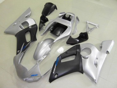 Carénage Yamaha R6 98-02 - Noir Argent en Ligne