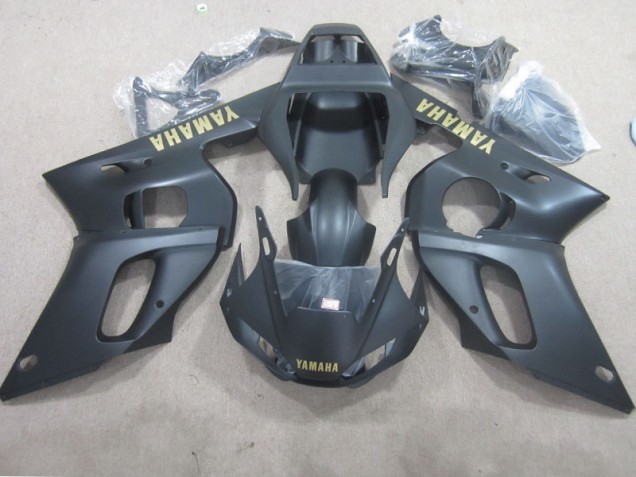 Carénage Yamaha R6 98-02 - Noir Jaune Décalque Carénage Yamaha R6 98-02 - Noir Jaune Décalque