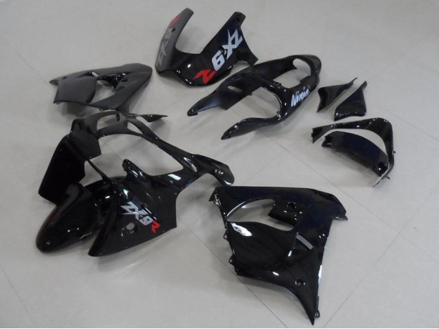 Carénage Kawasaki ZX9R 00-01 - Noir avec Gris Décalque Carénage Kawasaki ZX9R 00-01 - Noir avec Gris Décalque