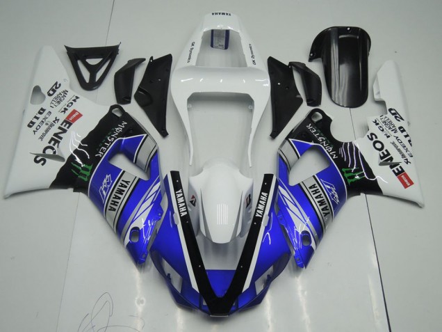 Carénage Yamaha R1 00-01 - Bleu Blanc ENEOS Monster