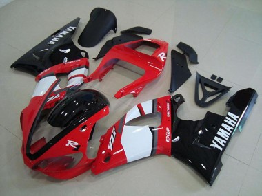 Carénage Yamaha R1 00-01 - Rouge Noir Blanc en Ligne