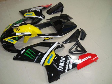 Carénages Yamaha R1 00-01 - Jaune Monster en Ligne