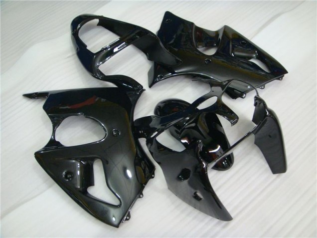 Carénage Kawasaki ZX6R 00-02 - Noir Brillant