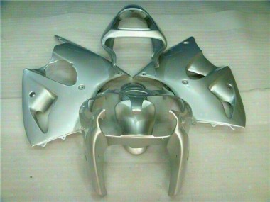 Carénage Kawasaki ZX6R 00-02 - Argent en Ligne