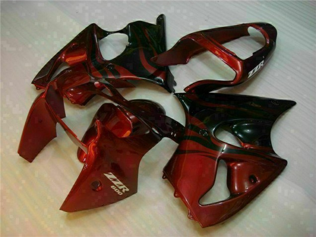 Carénages Kawasaki ZX6R 00-02 - Rouge