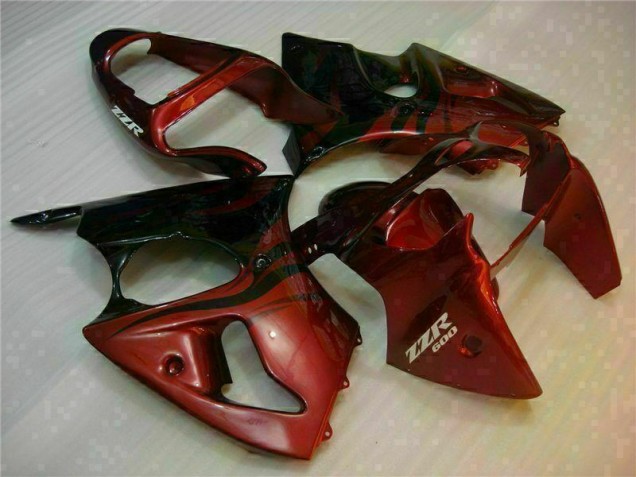 Carénages Kawasaki ZX6R 00-02 - Rouge