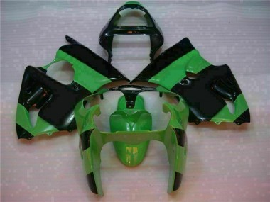 Carrosserie Kawasaki ZX6R 00-02 - Vert Noir en Ligne