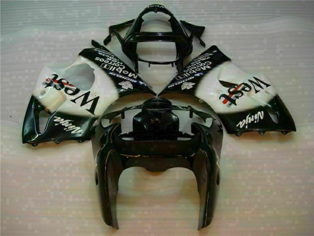 Carénage Kawasaki ZX6R 00-02 - Noir West Ninja