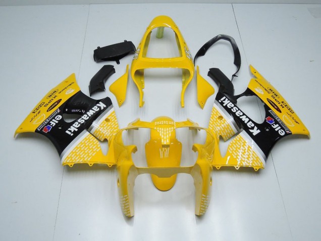 Carénage Kawasaki ZX6R 00-02 - Jaune Arrow Carénage Kawasaki ZX6R 00-02 - Jaune Arrow