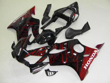 Carénages Honda CBR 600 F4i 01-03 - Rouge Flamme en Ligne