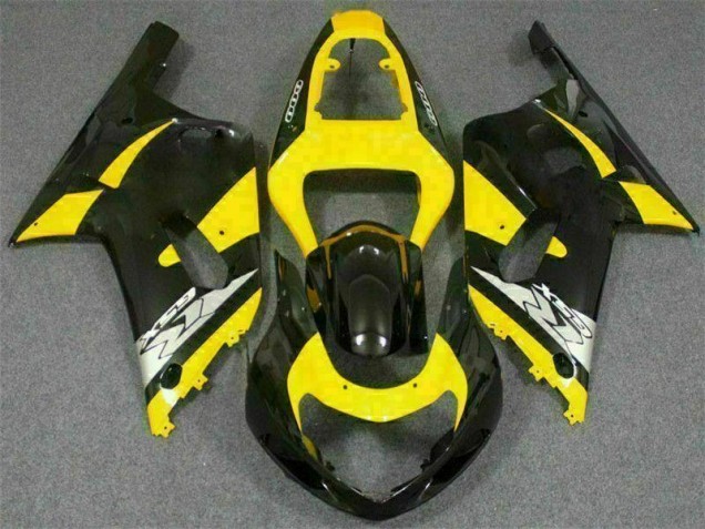 Carénage Suzuki GSXR 600 / 750 K1 K2 K3 01-03 - Jaune Noir Carénage Suzuki GSXR 600 / 750 K1 K2 K3 01-03 - Jaune Noir