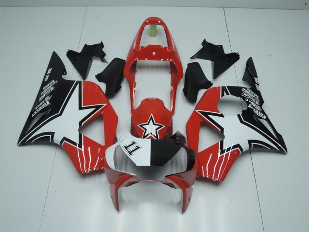 Carénage Honda CBR 900 RR 954 02-03 - Noir Rouge Étoile Carénage Honda CBR 900 RR 954 02-03 - Noir Rouge Étoile